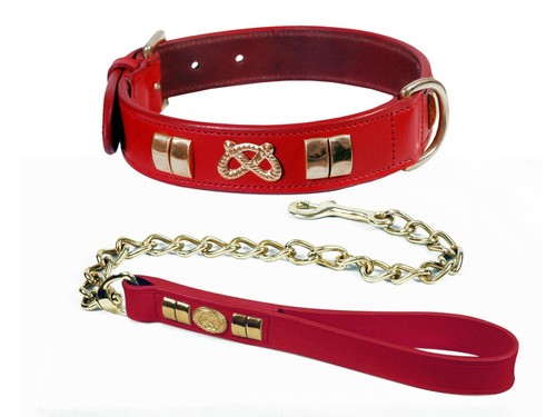 Staffy leather small dog - staffy,