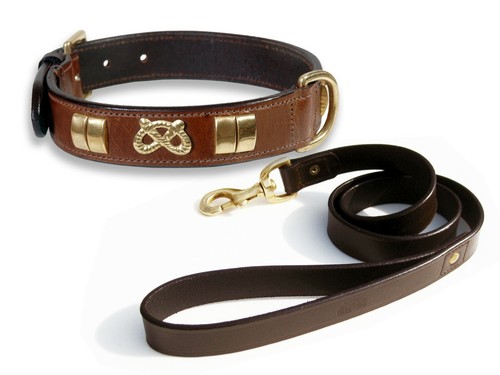 Staffy leather small dog - staffy,